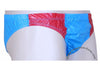 Bruno Blue/Red Shiny Plastic Nylon Underwear Shorts