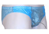 Bruno Grey/Blue Shiny Plastic Nylon Underwear Shorts