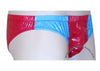 Bruno Red/Blue Shiny Plastic Nylon Underwear Shorts