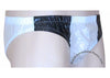 Bruno White/Black Shiny Plastic Nylon Underwear Shorts