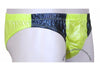 Bruno Yellow/Black Shiny Plastic Nylon Underwear Shorts