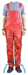 Countdown Red Shiny Nylon Coveralls