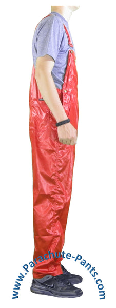 『 TEN NYLON COVERALL RED M 』 Premium High Visibility Hi Vis Coveralls with Leg Zipper – Just In