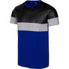 Level 9 Tri-Color Faux Leather T-Shirt