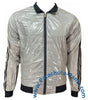 Bruno Grey Shiny Thin Nylon Wind Jacket