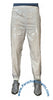 Bruno Grey Thin Shiny Nylon 3-Stripe Wind Pants