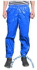 Bruno Blue Shiny Nylon/Plastic 3-Stripe Wind Pants