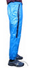 Bruno Blue Shiny Nylon/Plastic Wind Pants
