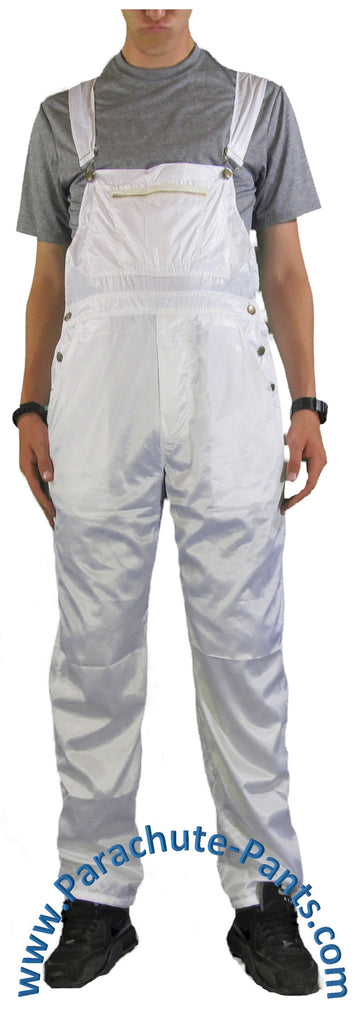 Countdown White Shiny Nylon Coveralls