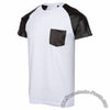 Level 9 White Faux Leather T-Shirt