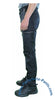 Countdown Black Classic Nylon Parachute Pants with Steel Zippers