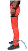 Countdown Classic Neon Red Classic Nylon Parachute Pants