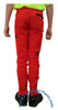 Countdown Red Classic Childrens Nylon Parachute Pants with Black Zippers